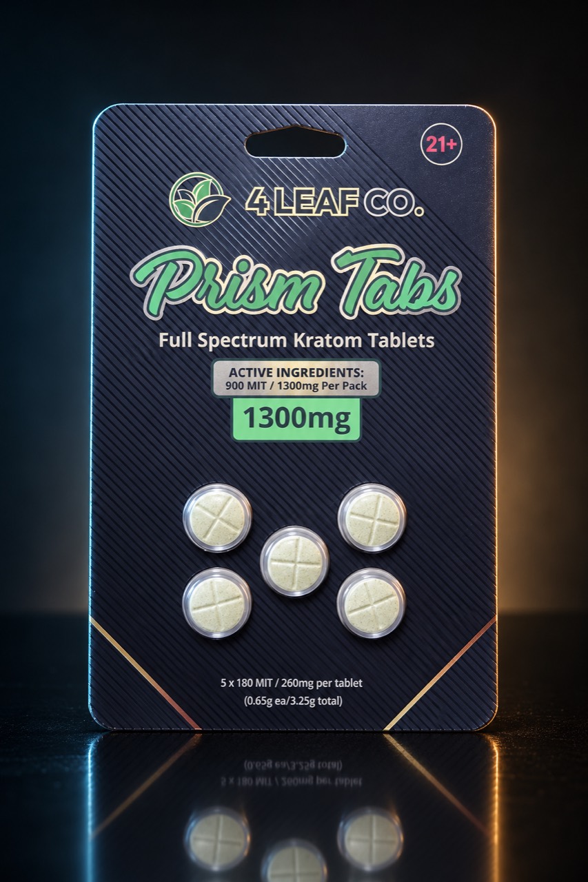 Prism Tabs Full Spectrum Kratom Tablets 1300mg